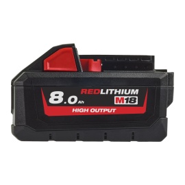 Batería Milwaukee - M18 HB8, M18™, REDLITHIUM™, HIGH OUTPUT™, 8,0 Ah