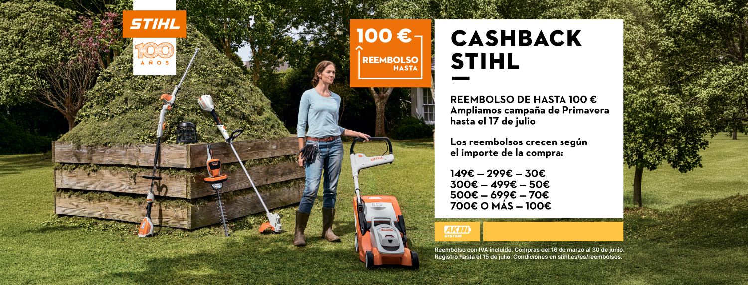 CashBack STIHL para Sistemas de batería AK