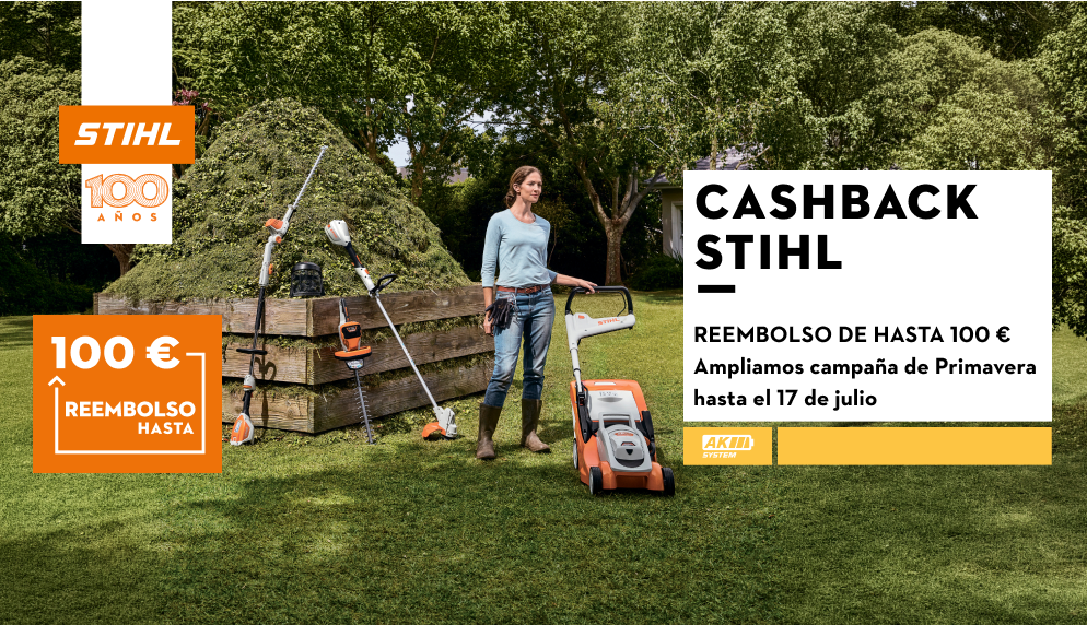 CashBack STIHL para Sistemas de batería AK