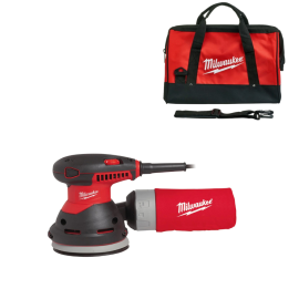 Lijadora rotorbital eléctrica Milwaukee - ROS 125 E, 300W