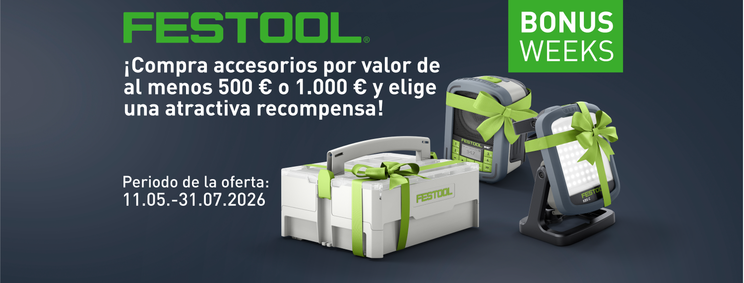 Productos Festool - Bonus Week