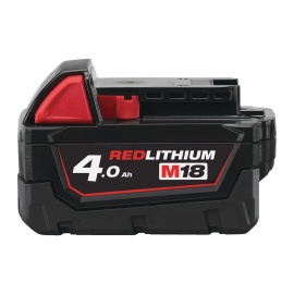 Batería Milwaukee - M18 B4, M18™, REDLITHIUM™, 4,0 Ah